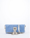 Blue  Martina Capri clutch bag
