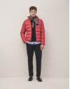 Red quilted technical jacket - Man - AW2024 | Roberto Verino