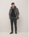 Parka técnica gris cuatro bolsillos - Hombre | Roberto Verino