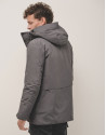 Parka técnica gris cuatro bolsillos - Hombre | Roberto Verino