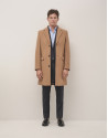 Camel wool cloth coat - Man - AW2024 | Roberto Verino
