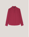 Blusa tabla central crepé ligero frambuesa