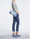 Blue  Martina Capri clutch bag