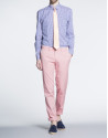 Coral colour Oxford sports pants 