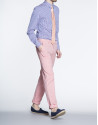 Coral colour Oxford sports pants 