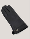 Black leather gloves - Woman - AW2024 | Roberto Verino