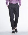 Navy blue cotton sports pants 