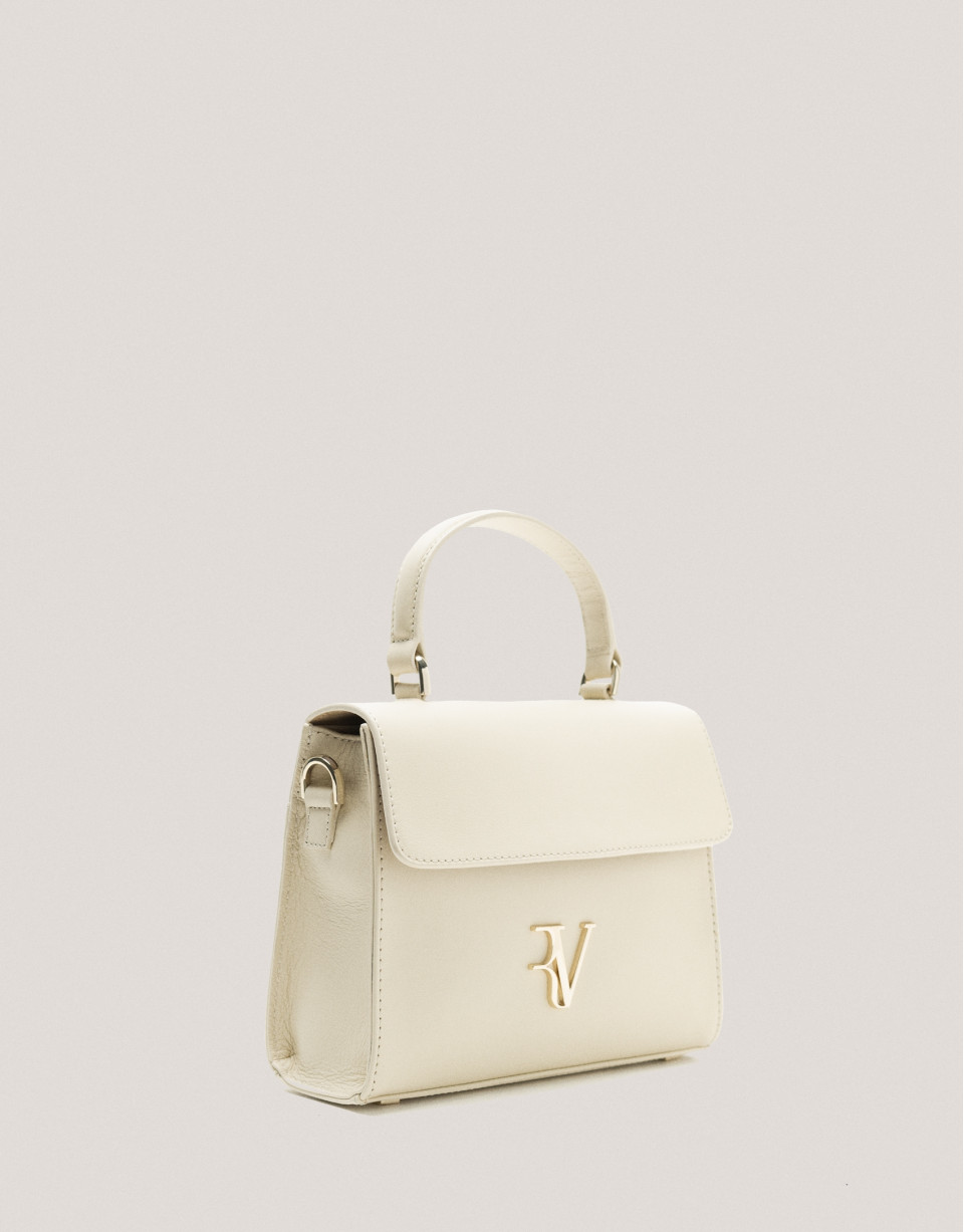 Bolso de mano Mía Mini piel beige claro - Sale | Roberto Verino