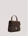 Brown leather mini Mía handbag - Sale - SS2025 | Roberto Verino