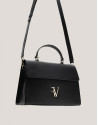 Bolso de mano Mía Maxi piel negro - Sale | Roberto Verino