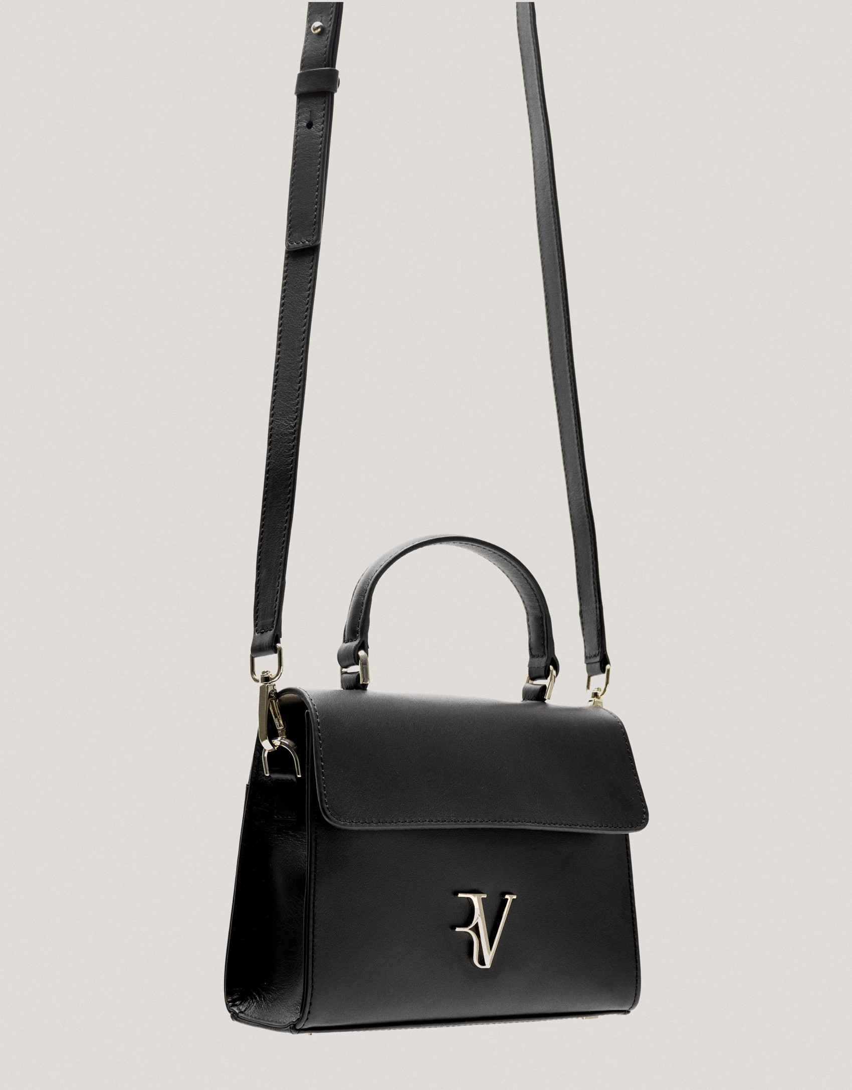 Bolso de mano Mía Mini piel negro - Sale | Roberto Verino