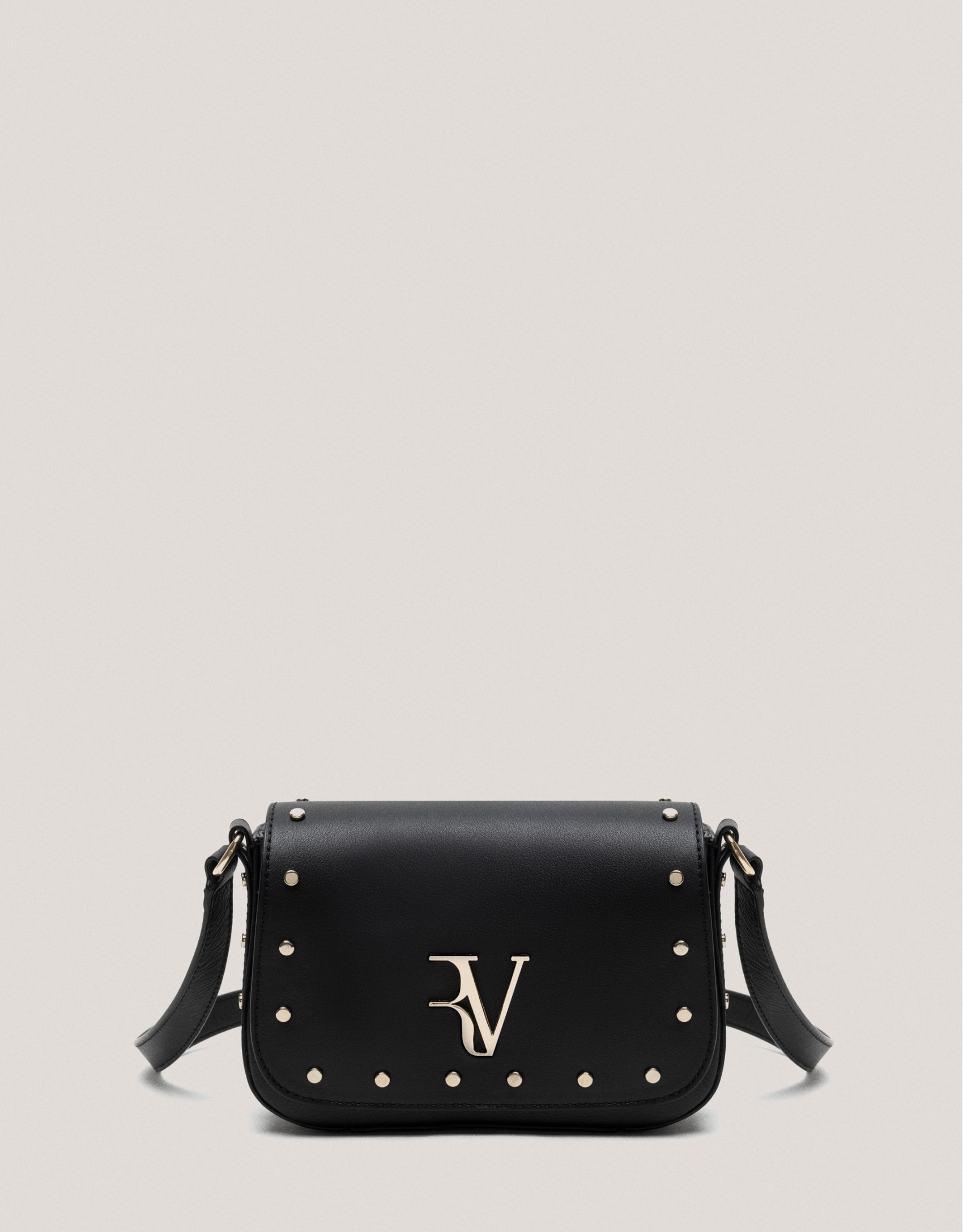 Bolso bandolera Mafalda Mini piel negra