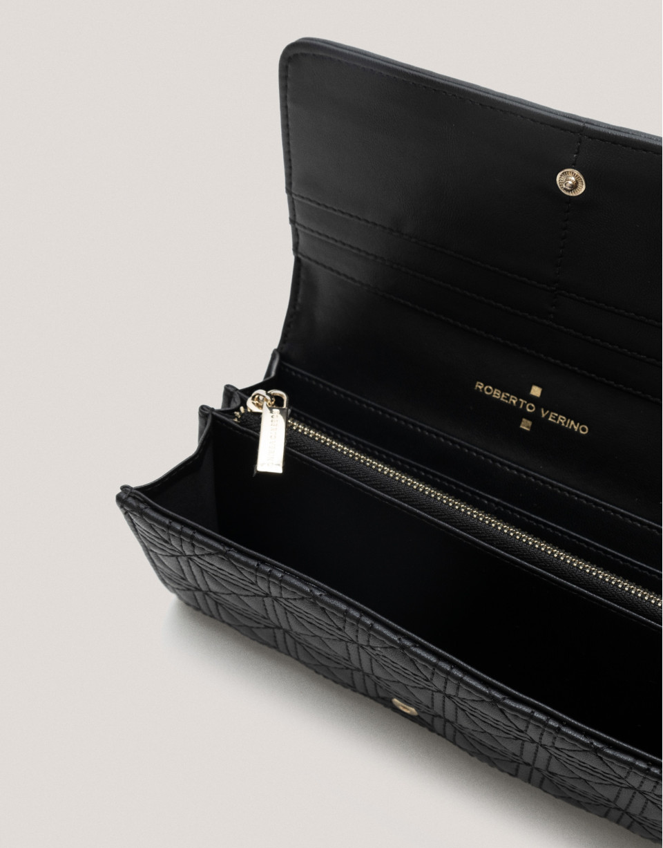 Cartera billetera grande Linda piel acolchada... | Roberto Verino