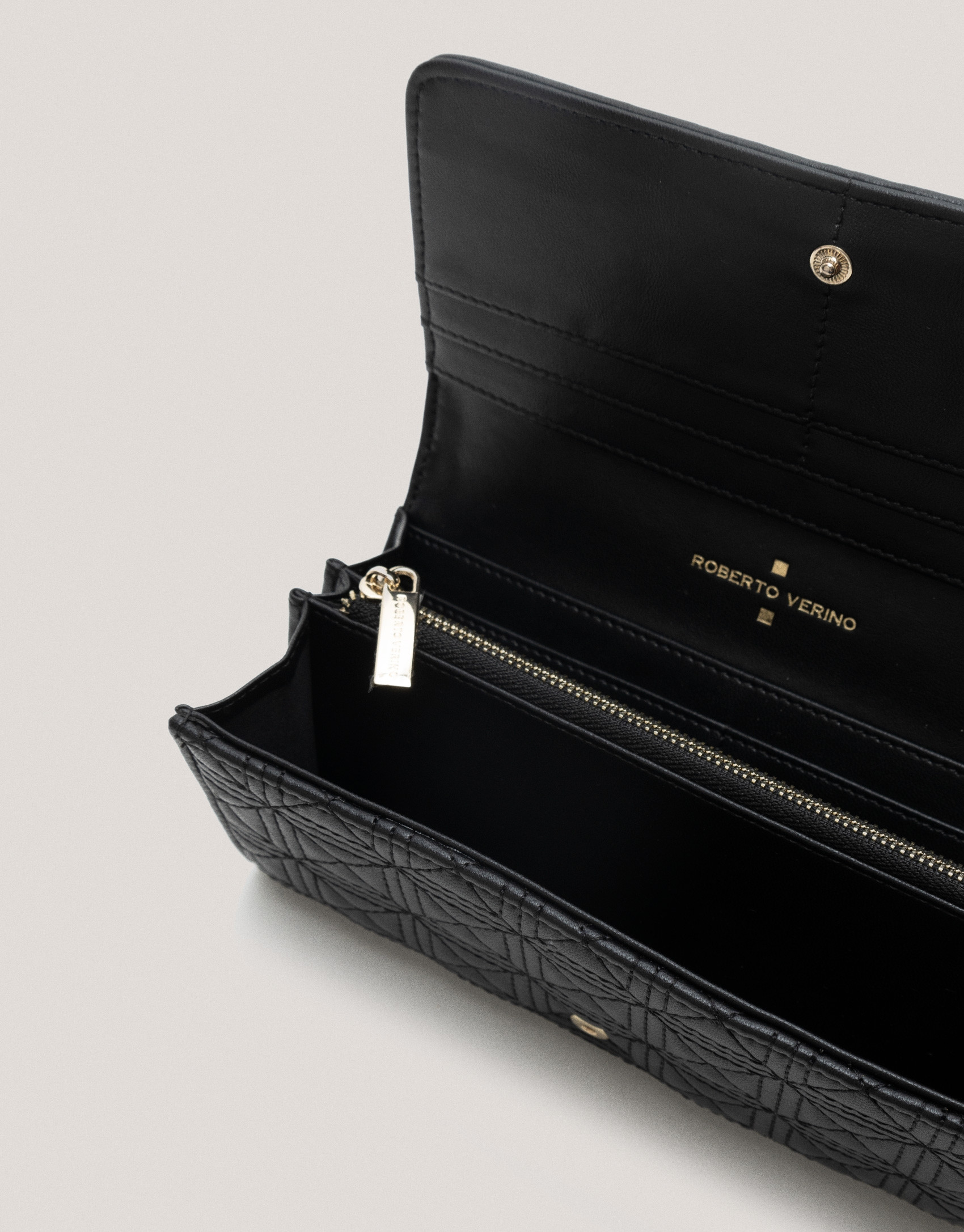 Cartera billetera grande Linda piel acolchada... | Roberto Verino