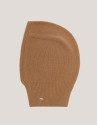 Beige wool and cashmere balaclava cap - Woman | Roberto Verino