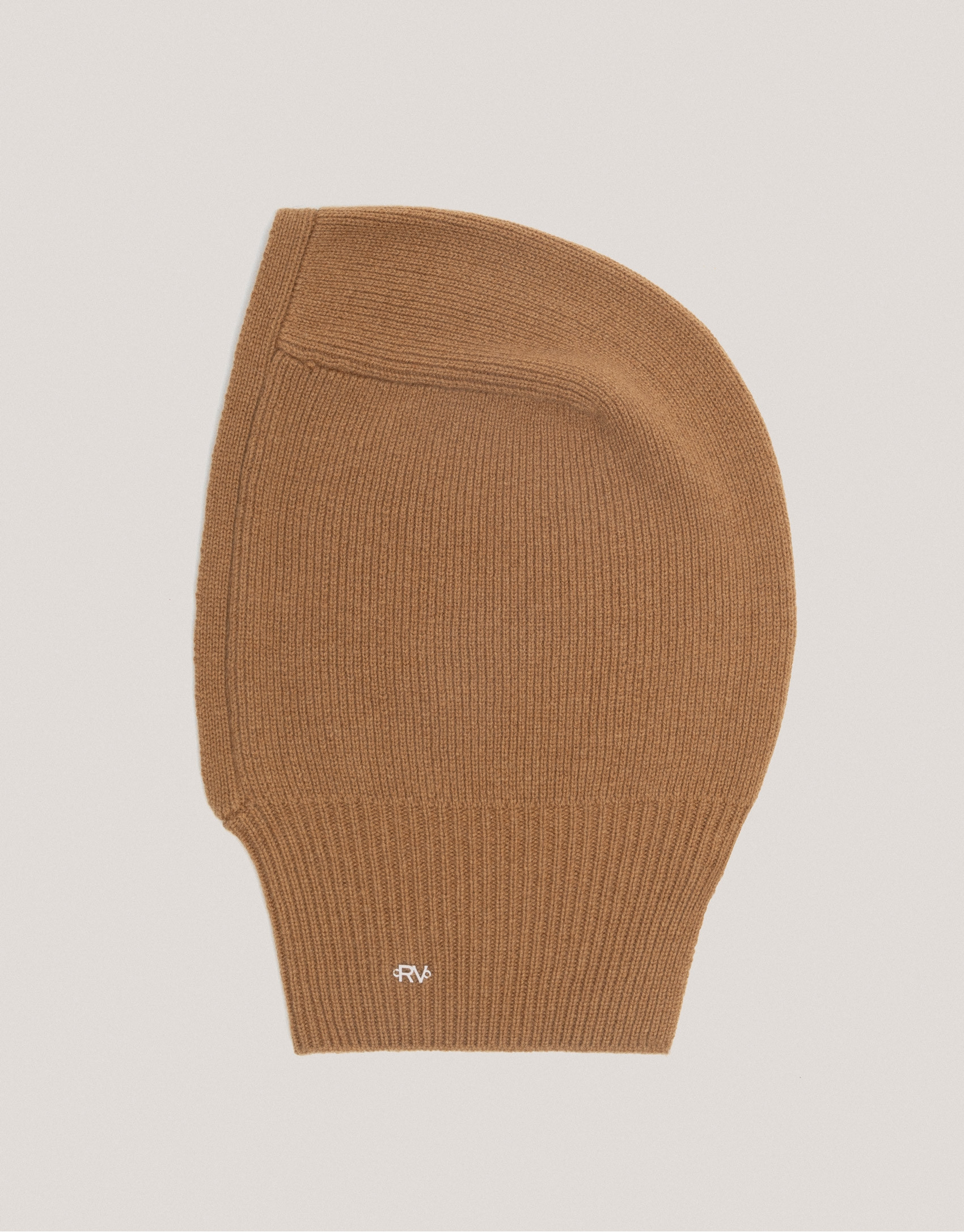 Beige wool and cashmere balaclava cap - Woman | Roberto Verino