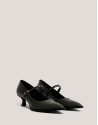 Zapato salón pulsera piel caprina negra - Mujer | Roberto Verino