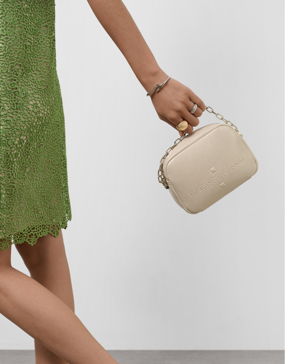Ligt Beige Bazin shoulder bag