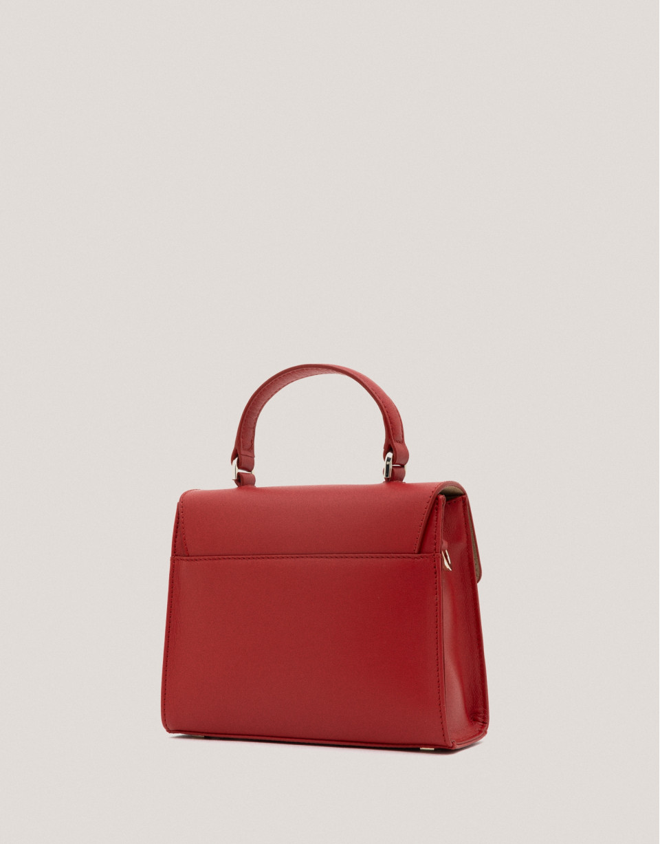 Bolso de mano Mía Mini piel rojo