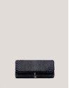 Dark blue snakeskin Ariana clutch bag - Sale | Roberto Verino