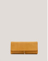 Mustard snakeskin Ariana clutch bag - Sale | Roberto Verino
