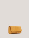 Mustard snakeskin Ariana clutch bag - Sale | Roberto Verino