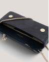 Dark blue snakeskin Ariana clutch bag - Sale | Roberto Verino