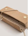 Beige snakeskin Ariana clutch bag - Sale | Roberto Verino