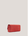Crimson red snakeskin Ariana clutch bag - Sale | Roberto Verino