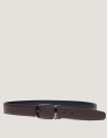 Black and brown reversible belt