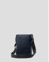 Blue nylon tablet shoulder bag