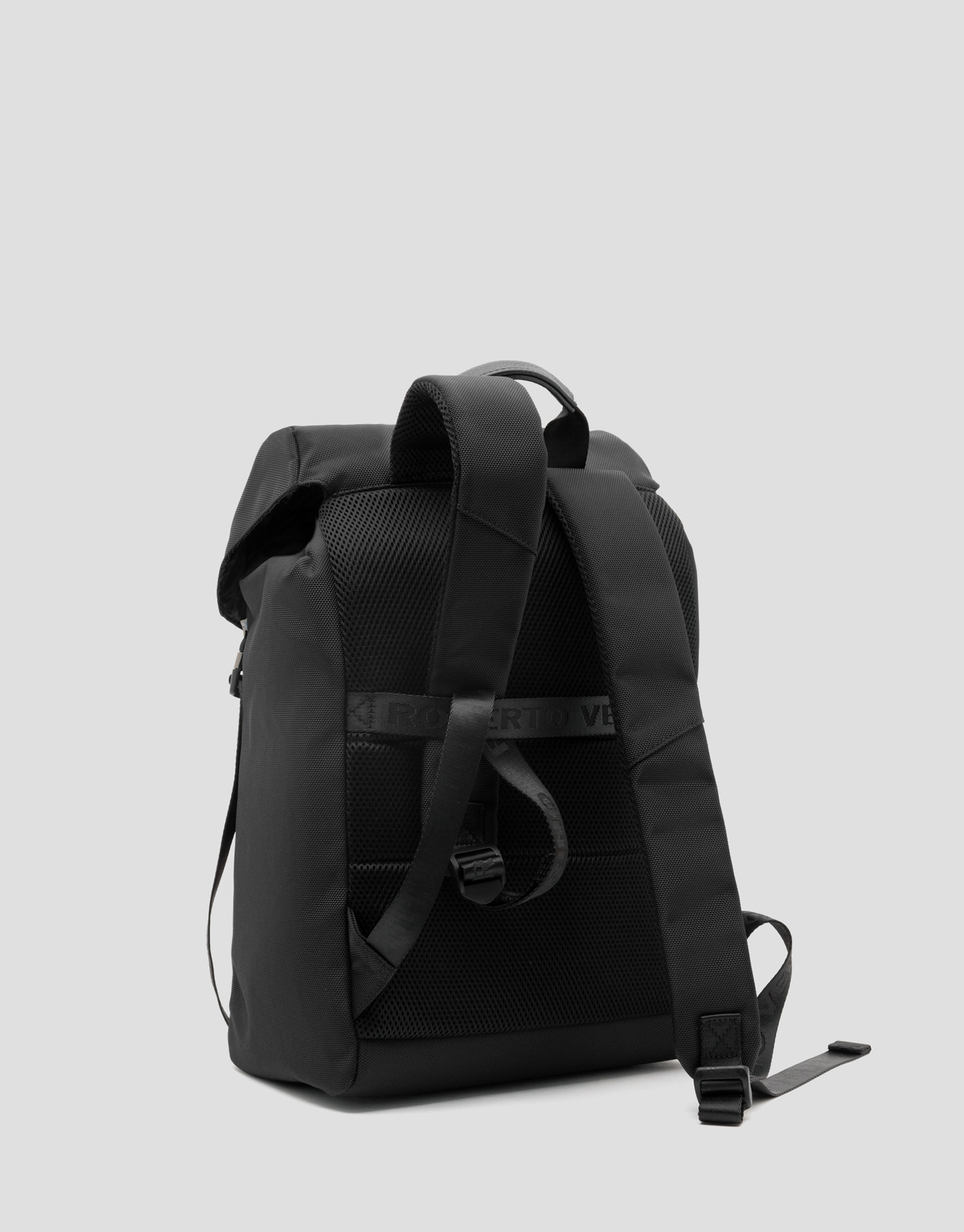 Black nylon Work backpack