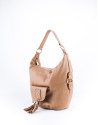 Camel leather Petra hobo bag 