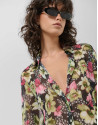 Vestido camisero midi manga larga crepe ... | Roberto Verino