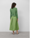 Green tweed short jacket - Woman - SS2025 | Roberto Verino