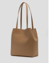 Bolso Bruna Tote Maxi piel cámel - Mujer | Roberto Verino