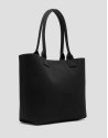 Black knit maxi Kendall shopping bag - Woman | Roberto Verino