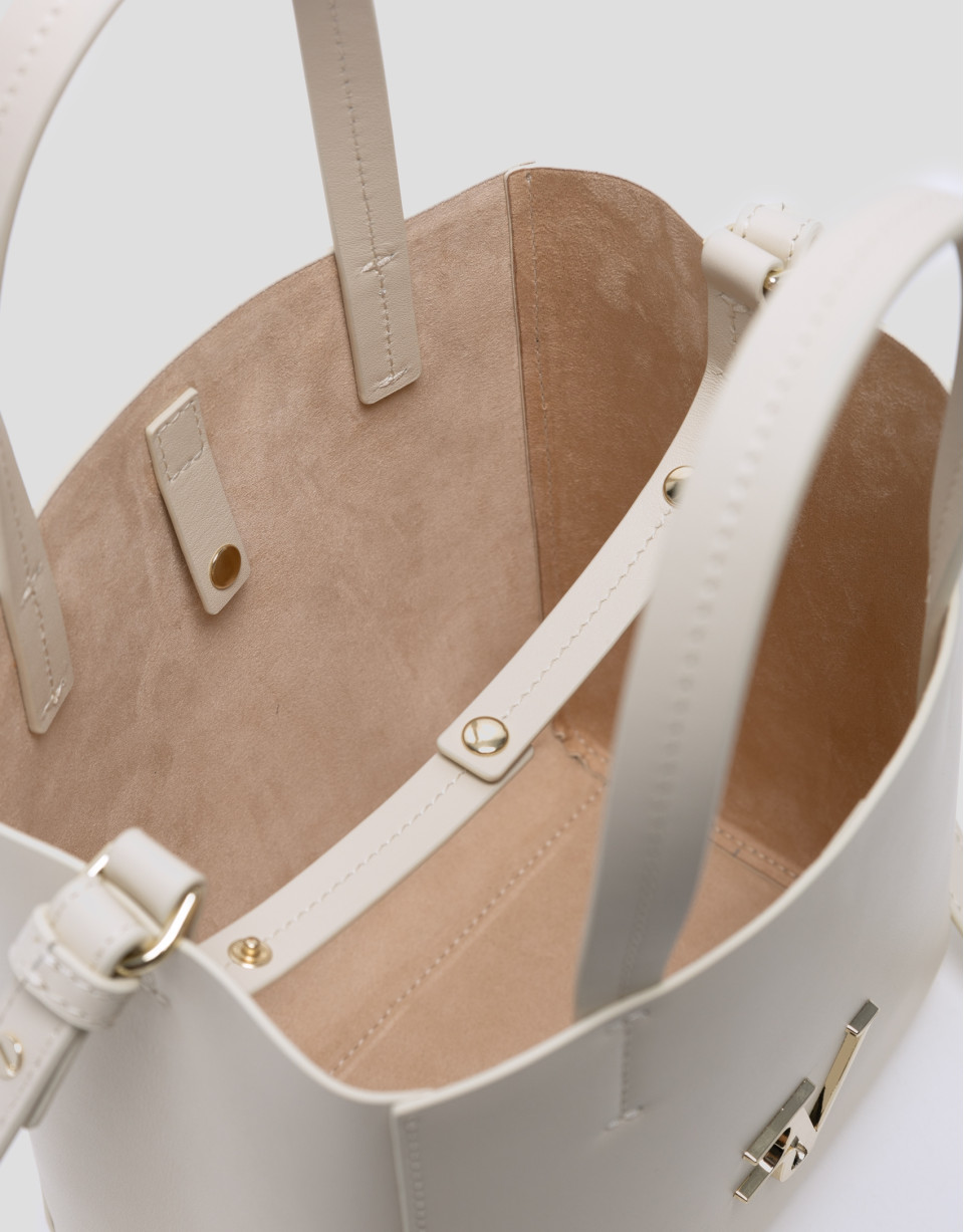 Bolso Bruna Tote Midi piel crudo - Mujer | Roberto Verino