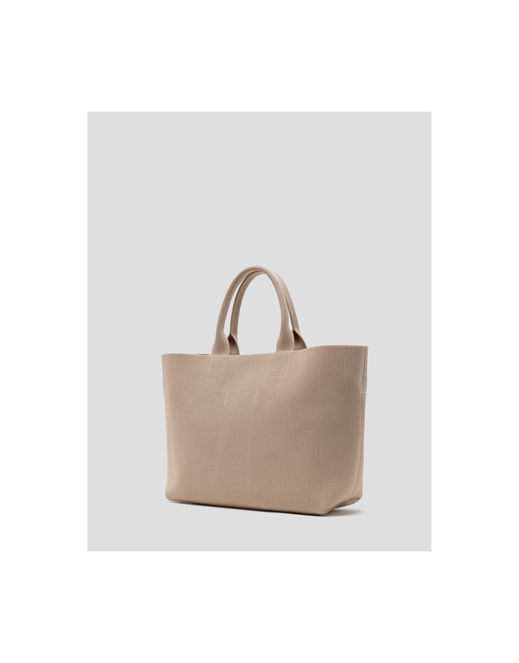 Nude knit Kendall satchel bag - Woman - SS2025 | Roberto Verino