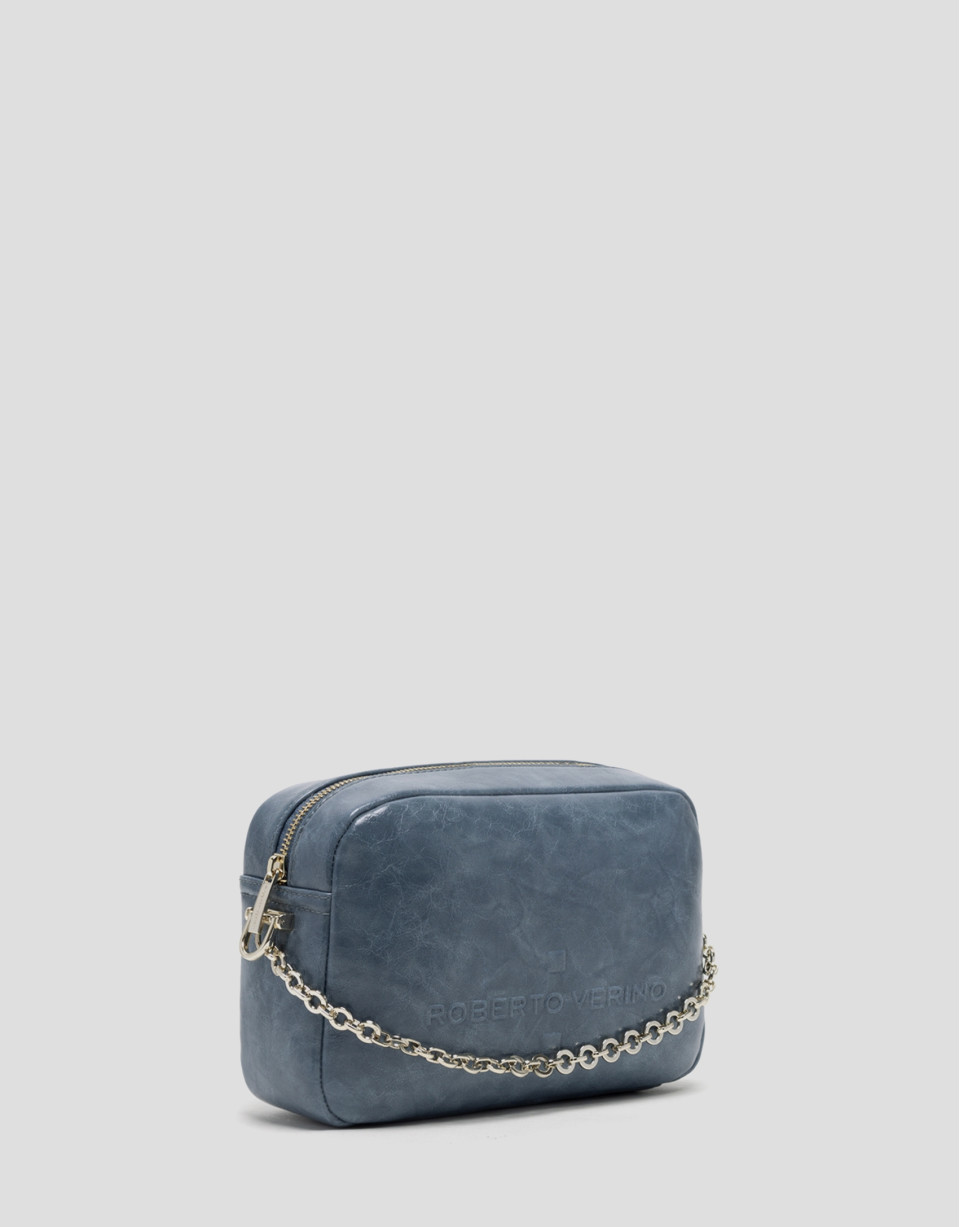 Bandolera Bazín Urban Midi azul cobalto - Mujer | Roberto Verino