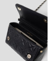 Linda Micro black quilted leather bag - Woman | Roberto Verino
