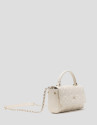 Bolso Linda Micro piel acolchada crudo - Mujer | Roberto Verino