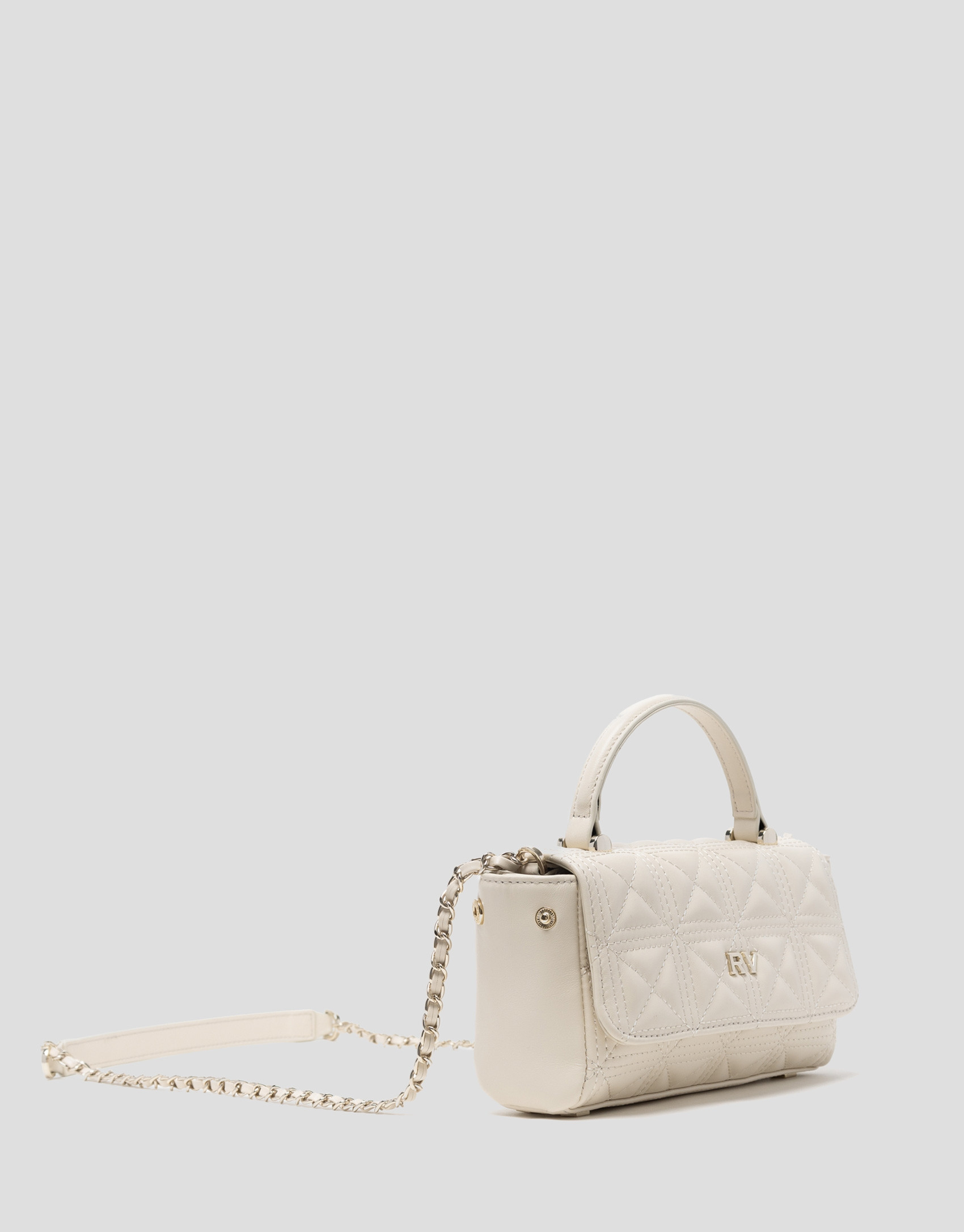 Bolso Linda Micro piel acolchada crudo - Mujer | Roberto Verino