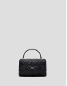 Bolso Linda Micro piel acolchada negro - Mujer | Roberto Verino