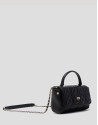 Linda Micro black quilted leather bag - Woman | Roberto Verino