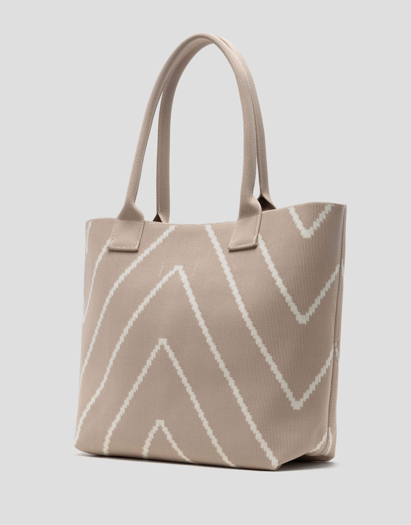 Bolso maxi shopper Kendall punto nude listas ... | Roberto Verino