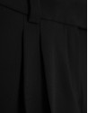 Pantalón recto pinzas crepé negro - Mujer | Roberto Verino