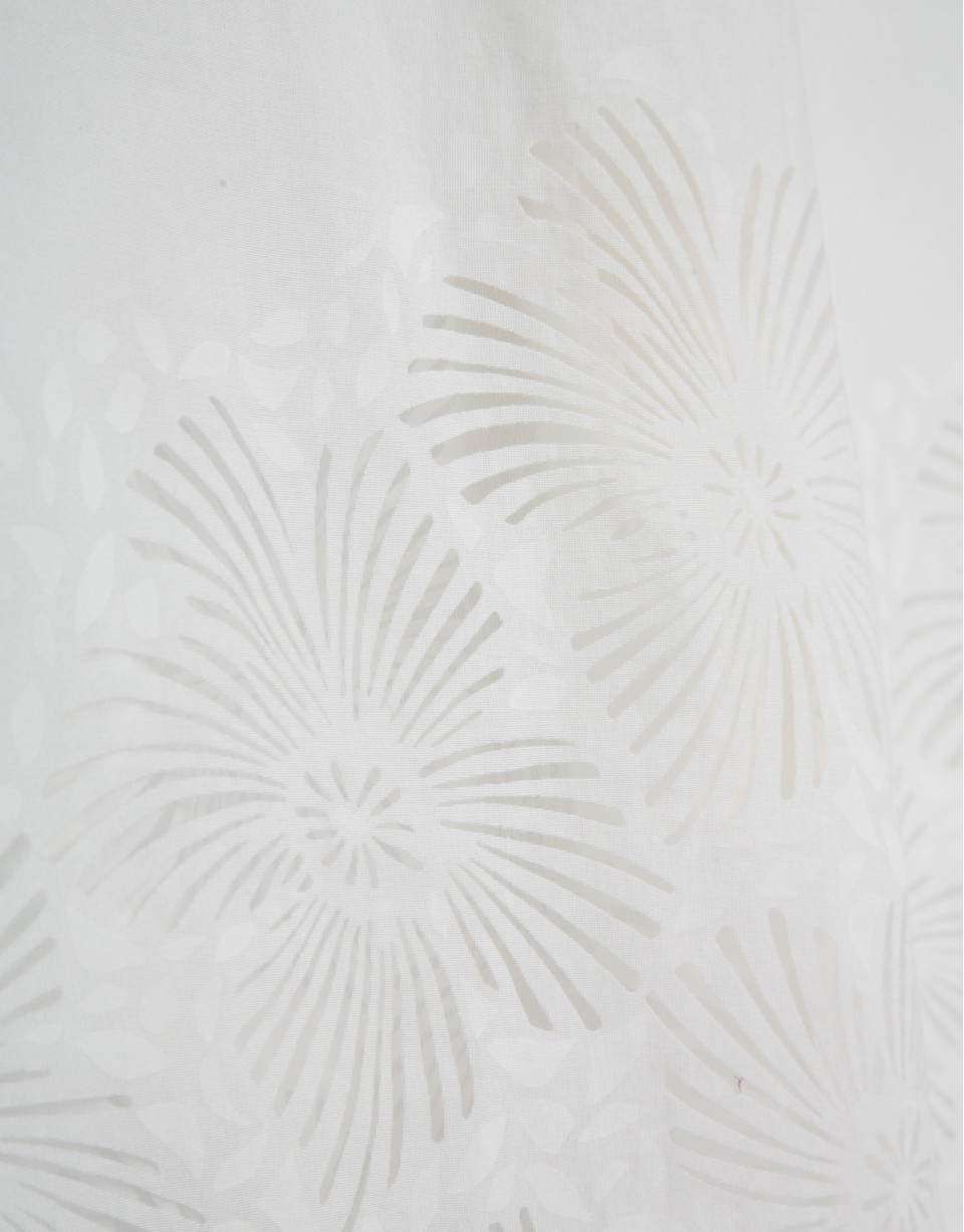 Pantalón palazzo con diseño floral en ... | Roberto Verino