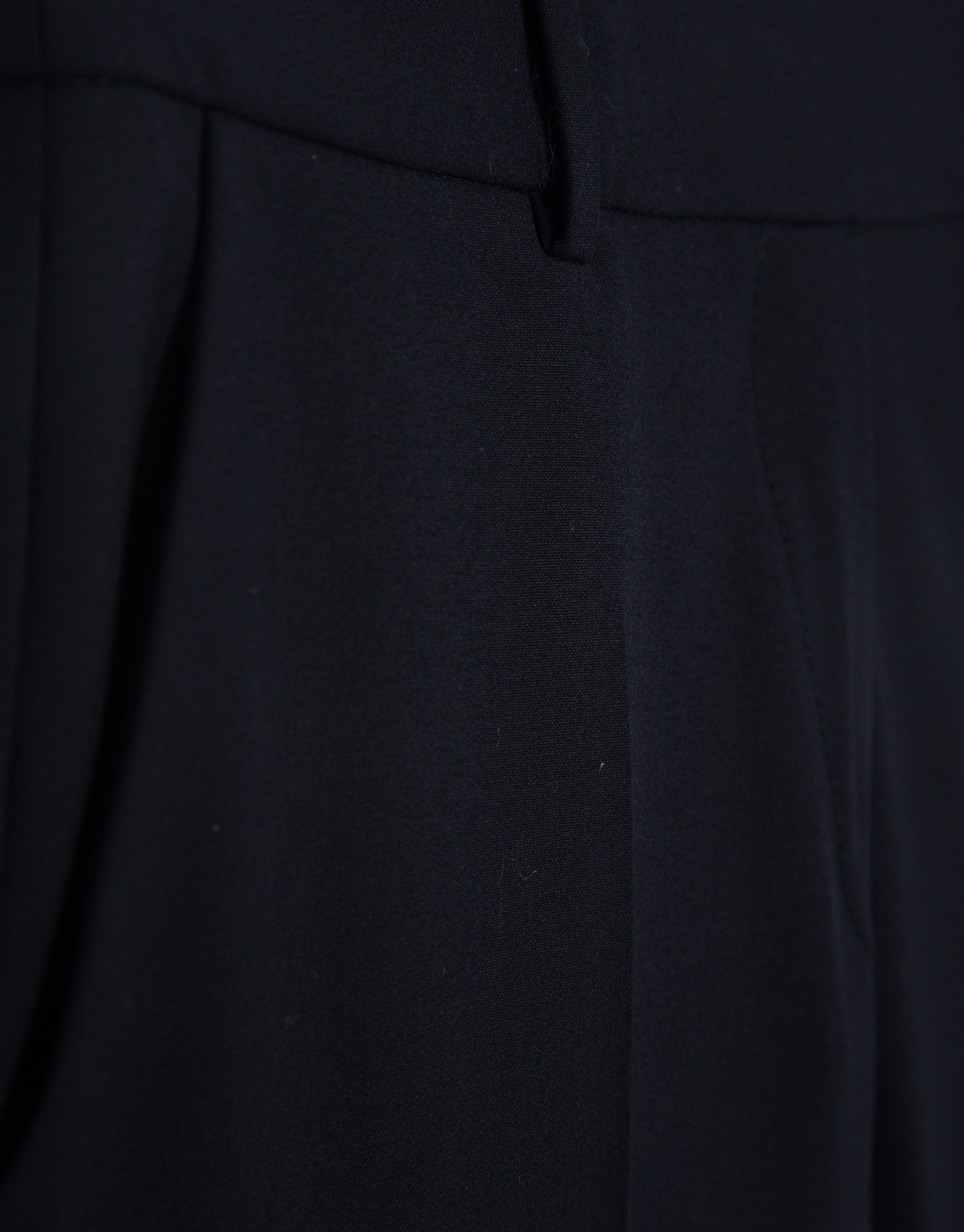 Night blue straight trousers - Woman - SS2025 | Roberto Verino
