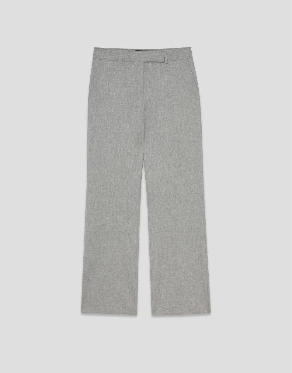 Straight gray trousers - Woman - SS2025 | Roberto Verino